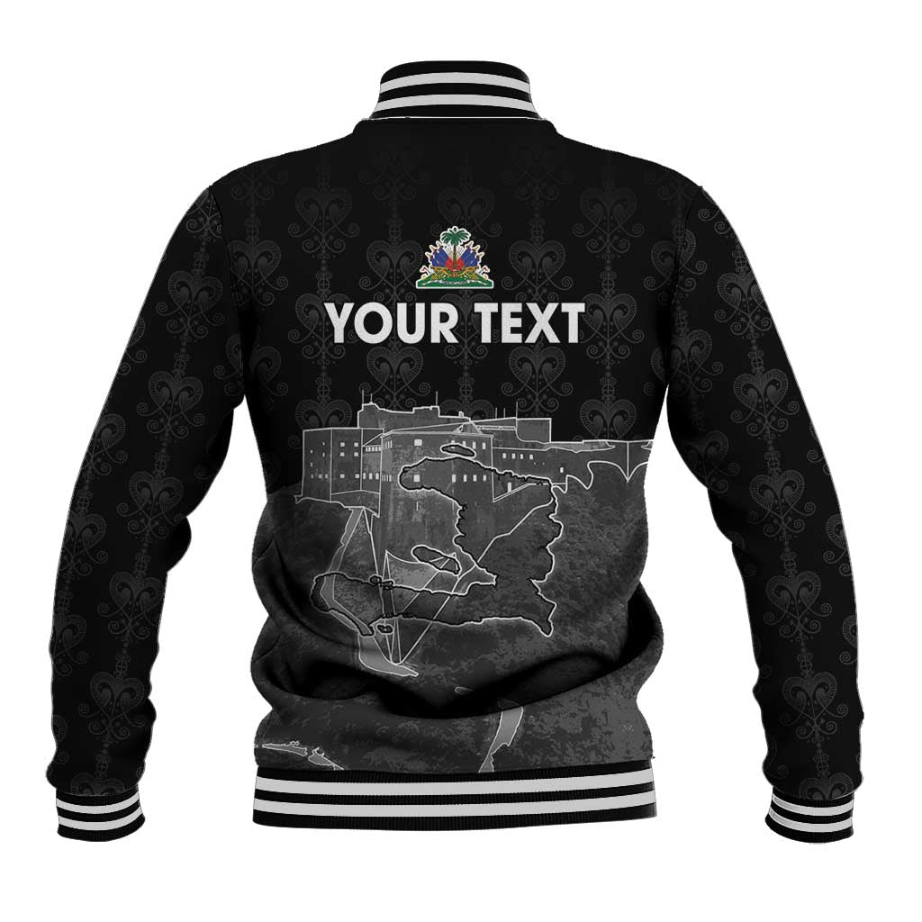 Afro-Haitians Pride Personalized Baseball Jacket Citadelle Laferriere Veve Vodou - African Pride
