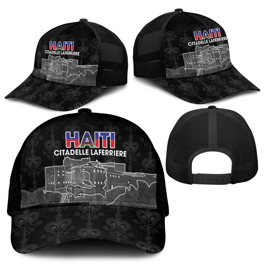 Afro-Haitians Pride Baseball Net Cap Citadelle Laferriere Veve Vodou - African Pride
