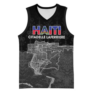 Afro-Haitians Pride Personalized Basketball Jersey Citadelle Laferriere Veve Vodou - African Pride