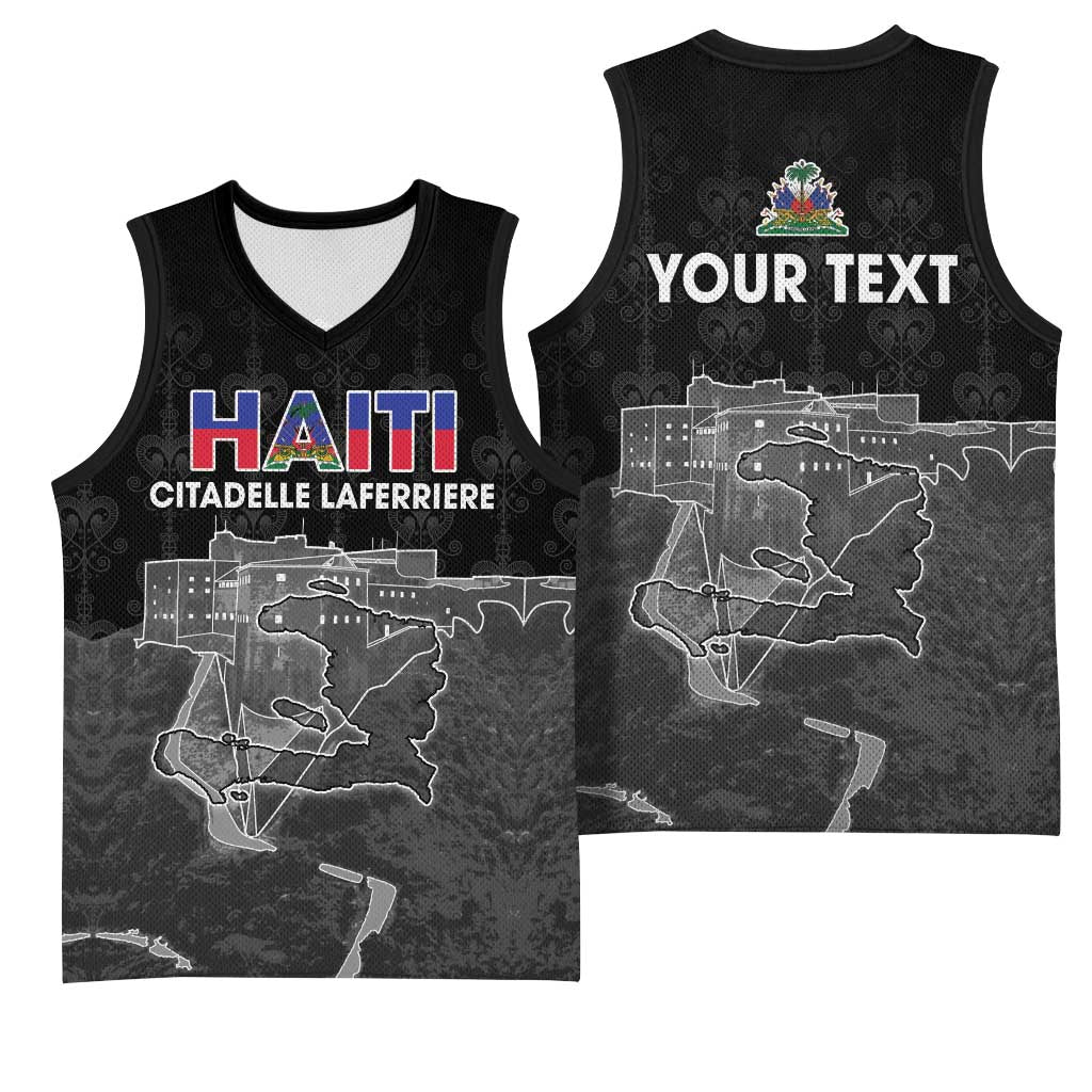 Afro-Haitians Pride Personalized Basketball Jersey Citadelle Laferriere Veve Vodou - African Pride