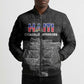 Afro-Haitians Pride Personalized Bomber Puffer Jacket Citadelle Laferriere Veve Vodou