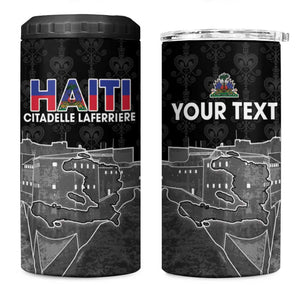 Afro-Haitians Pride Personalized 4 in 1 Can Cooler Tumbler Citadelle Laferriere Veve Vodou - African Pride
