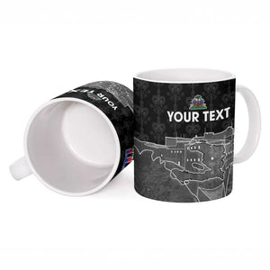 Afro-Haitians Pride Personalized Ceramic Mug Citadelle Laferriere Veve Vodou