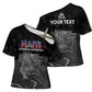 Afro-Haitians Pride Personalized Cross Shoulder Shirt Citadelle Laferriere Veve Vodou