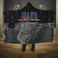 Afro-Haitians Pride Hooded Blanket Citadelle Laferriere Veve Vodou - African Pride