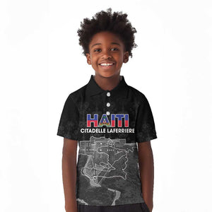 Afro-Haitians Pride Personalized Kid Polo Shirt Citadelle Laferriere Veve Vodou - African Pride