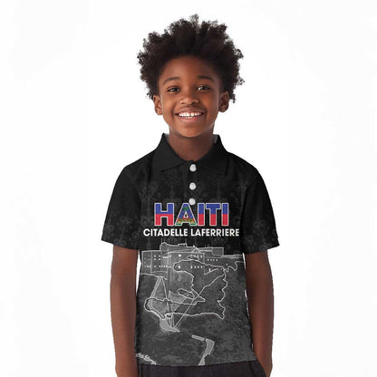 Afro-Haitians Pride Personalized Kid Polo Shirt Citadelle Laferriere Veve Vodou - African Pride