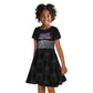 Afro-Haitians Pride Personalized Kid Short Sleeve Dress Citadelle Laferriere Veve Vodou - African Pride