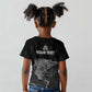 Afro-Haitians Pride Personalized Kid T shirt Citadelle Laferriere Veve Vodou - African Pride