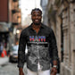 Afro-Haitians Pride Personalized Long Sleeve Button Shirt Citadelle Laferriere Veve Vodou - African Pride