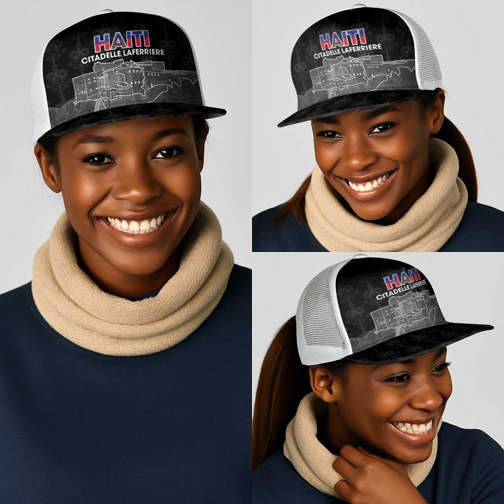 Afro-Haitians Pride Mesh Trucker Cap Citadelle Laferriere Veve Vodou - African Pride