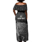 Afro-Haitians Pride Personalized Off Shoulder Maxi Dress Citadelle Laferriere Veve Vodou - African Pride