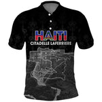 Afro-Haitians Pride Personalized Polo Shirt Citadelle Laferriere Veve Vodou - African Pride