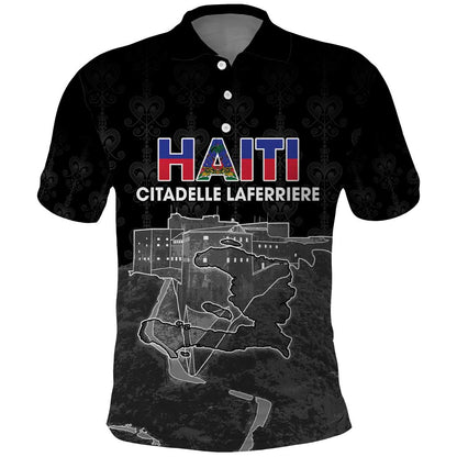 Afro-Haitians Pride Personalized Polo Shirt Citadelle Laferriere Veve Vodou - African Pride