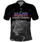 Afro-Haitians Pride Personalized Polo Shirt Citadelle Laferriere Veve Vodou LT18