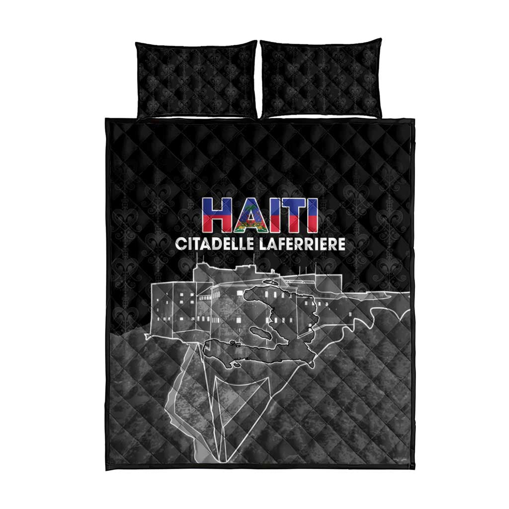 Afro-Haitians Pride Quilt Bed Set Citadelle Laferriere Veve Vodou - African Pride