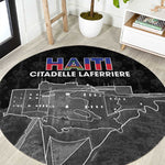 Afro-Haitians Pride Round Carpet Citadelle Laferriere Veve Vodou - African Pride