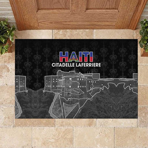Afro-Haitians Pride Rubber Doormat Citadelle Laferriere Veve Vodou - African Pride