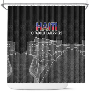 Afro-Haitians Pride Shower Curtain Citadelle Laferriere Veve Vodou - African Pride