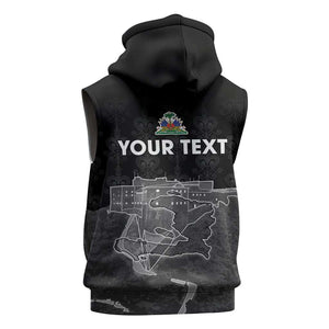 Afro-Haitians Pride Personalized Sleeveless Hoodie Citadelle Laferriere Veve Vodou - African Pride