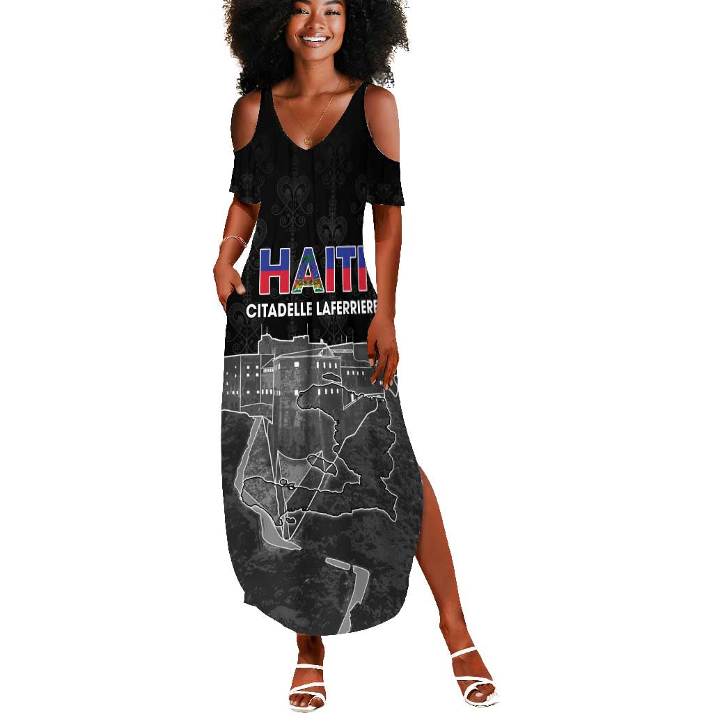 Afro-Haitians Pride Personalized Summer Maxi Dress Citadelle Laferriere Veve Vodou - African Pride