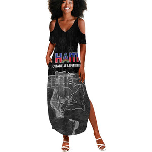 Afro-Haitians Pride Personalized Summer Maxi Dress Citadelle Laferriere Veve Vodou - African Pride