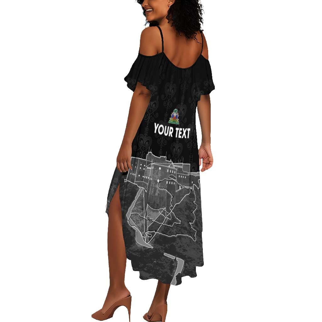 Afro-Haitians Pride Personalized Summer Maxi Dress Citadelle Laferriere Veve Vodou - African Pride
