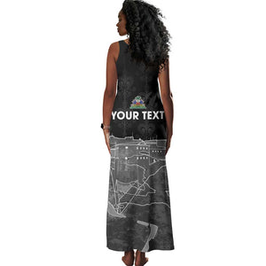Afro-Haitians Pride Personalized Tank Maxi Dress Citadelle Laferriere Veve Vodou - African Pride