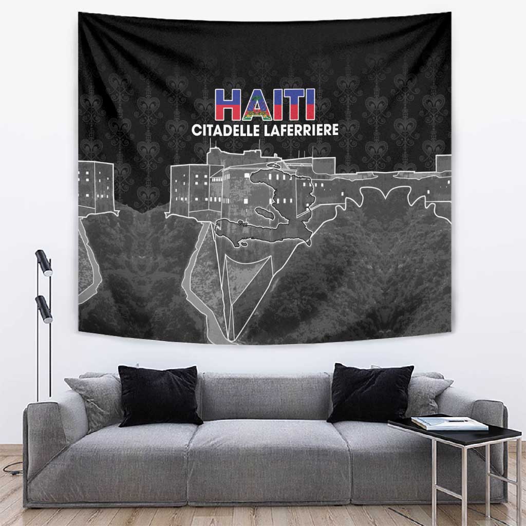 Afro-Haitians Pride Tapestry Citadelle Laferriere Veve Vodou - African Pride