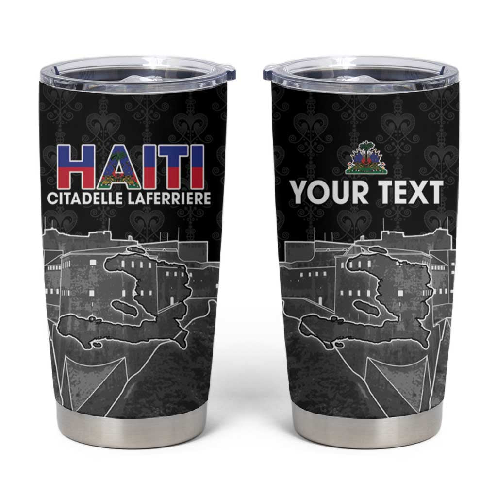 Afro-Haitians Pride Personalized Tumbler Cup Citadelle Laferriere Veve Vodou - African Pride