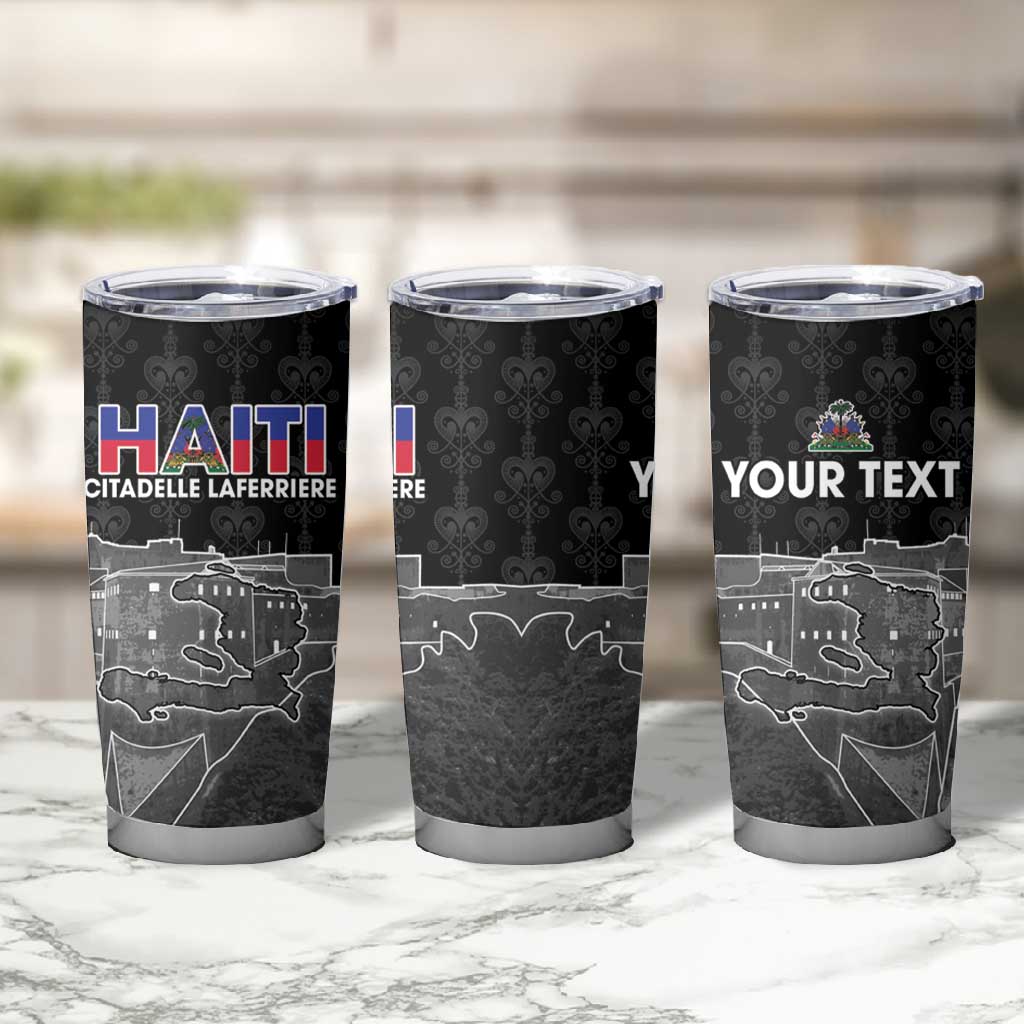 Afro-Haitians Pride Personalized Tumbler Cup Citadelle Laferriere Veve Vodou - African Pride