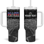 Afro-Haitians Pride Personalized Tumbler With Handle Citadelle Laferriere Veve Vodou - African Pride