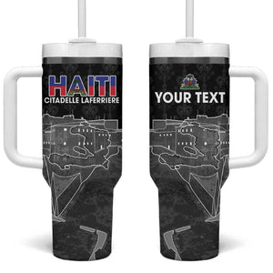 Afro-Haitians Pride Personalized Tumbler With Handle Citadelle Laferriere Veve Vodou - African Pride