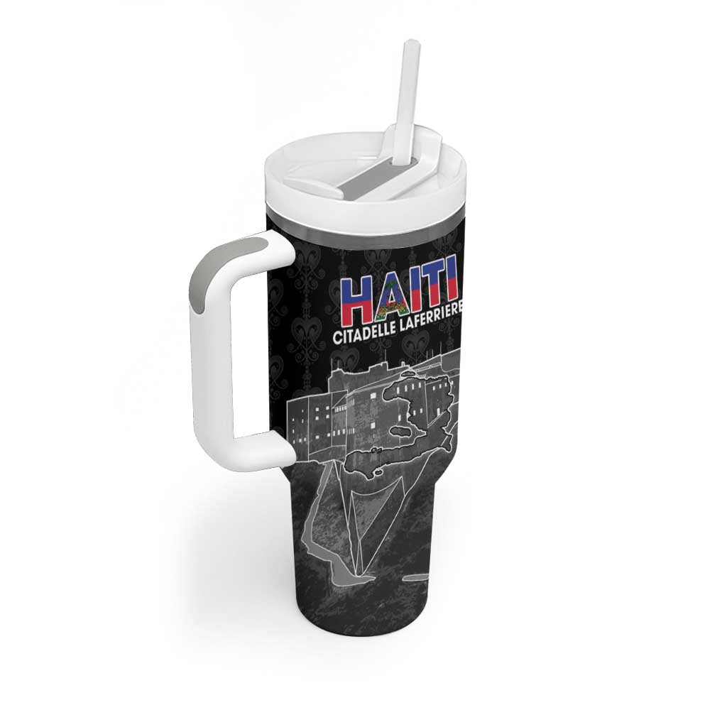 Afro-Haitians Pride Personalized Tumbler With Handle Citadelle Laferriere Veve Vodou - African Pride