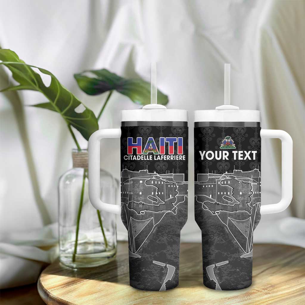 Afro-Haitians Pride Personalized Tumbler With Handle Citadelle Laferriere Veve Vodou - African Pride