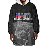 Afro-Haitians Pride Personalized Wearable Blanket Hoodie Citadelle Laferriere Veve Vodou - African Pride