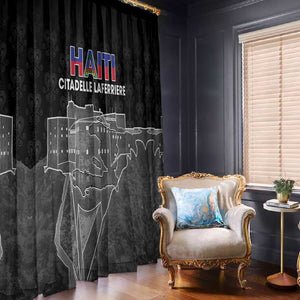 Afro-Haitians Pride Window Curtain Citadelle Laferriere Veve Vodou - African Pride