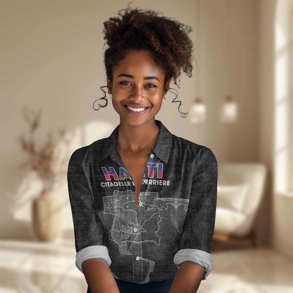 Afro-Haitians Pride Personalized Women Casual Shirt Citadelle Laferriere Veve Vodou - African Pride