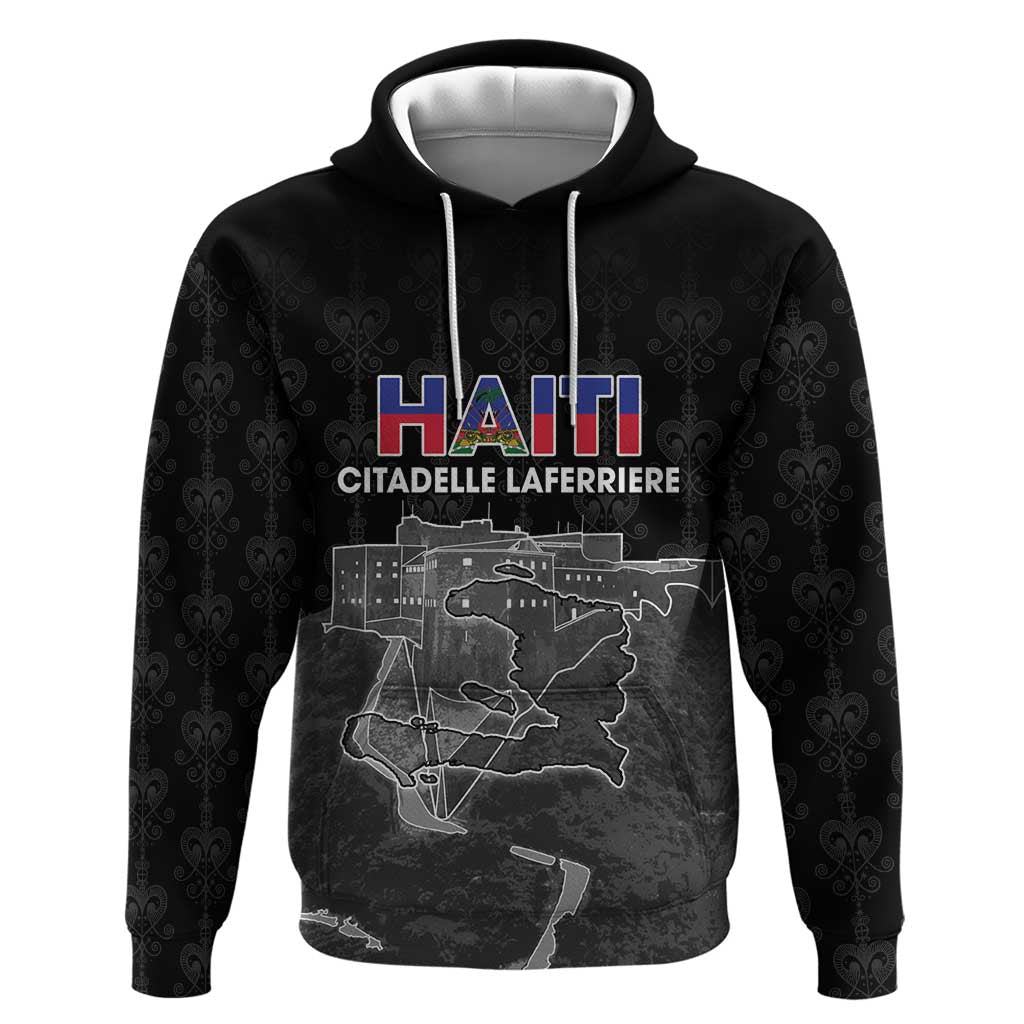 Afro-Haitians Pride Personalized Zip Hoodie Citadelle Laferriere Veve Vodou - African Pride