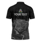 Afro-Haitians Pride Personalized Zipper Polo Shirt Citadelle Laferriere Veve Vodou