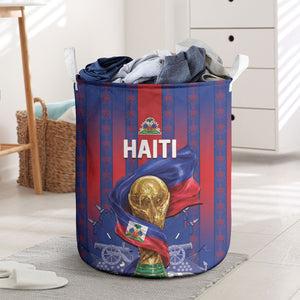 Haiti Football 2026 Laundry Basket Les Grenadiers Voodoo Veve Pride