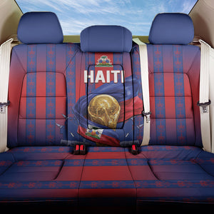 Haiti Football 2026 Back Car Seat Cover Les Grenadiers Voodoo Veve Pride