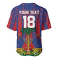 Custom Haiti Football 2026 Baseball Jersey Les Grenadiers Voodoo Veve Pride