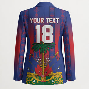 Custom Haiti Football 2026 Blazer Les Grenadiers Voodoo Veve Pride