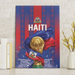 Haiti Football 2026 Canvas Wall Art Les Grenadiers Voodoo Veve Pride