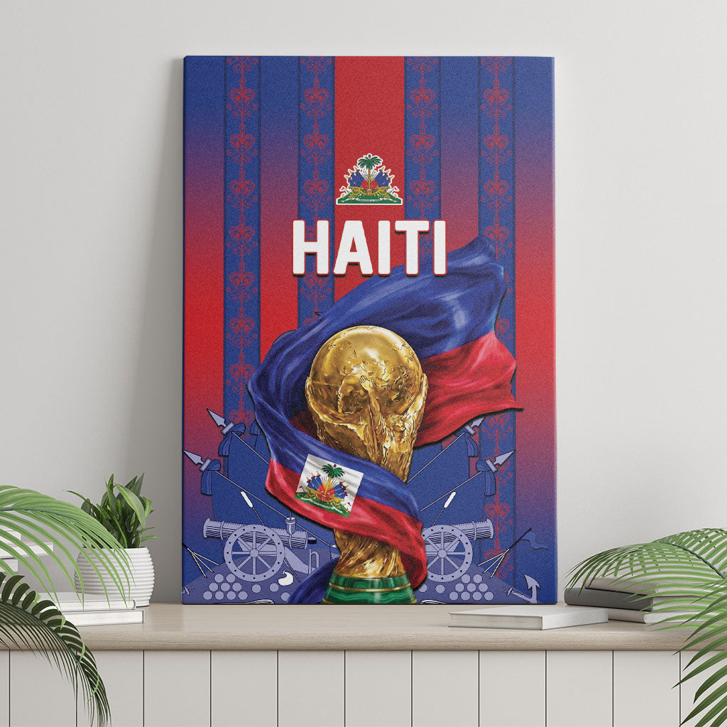 Haiti Football 2026 Canvas Wall Art Les Grenadiers Voodoo Veve Pride