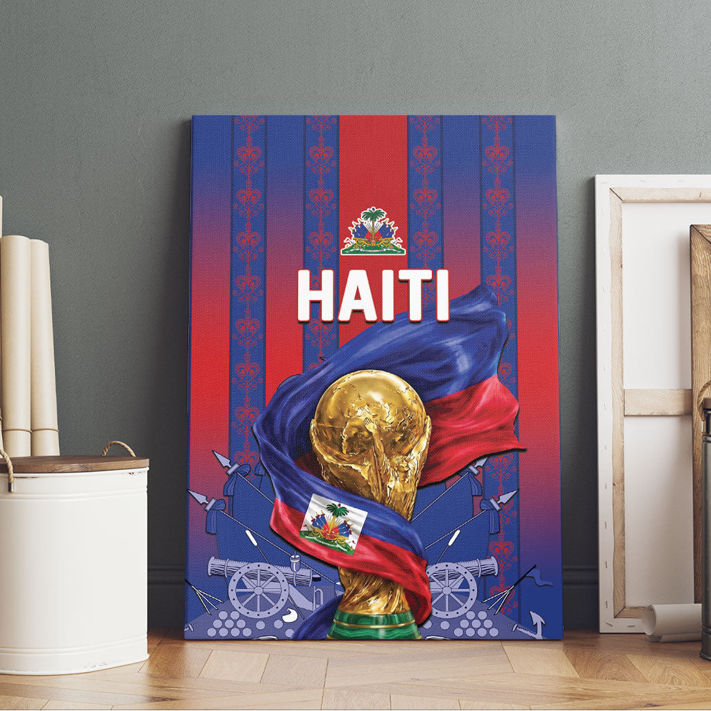 Haiti Football 2026 Canvas Wall Art Les Grenadiers Voodoo Veve Pride