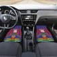 Custom Haiti Football 2026 Car Mats Les Grenadiers Voodoo Veve Pride