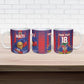 Custom Haiti Football 2026 Ceramic Mug Les Grenadiers Voodoo Veve Pride