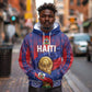 Custom Haiti Football 2026 Hoodie Les Grenadiers Voodoo Veve Pride